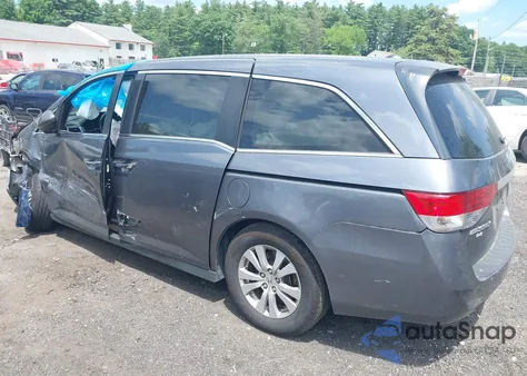 2014 Honda Odyssey Ex-L z USA, uszkodzony, nr VIN 5FNRL5H60EB112293
